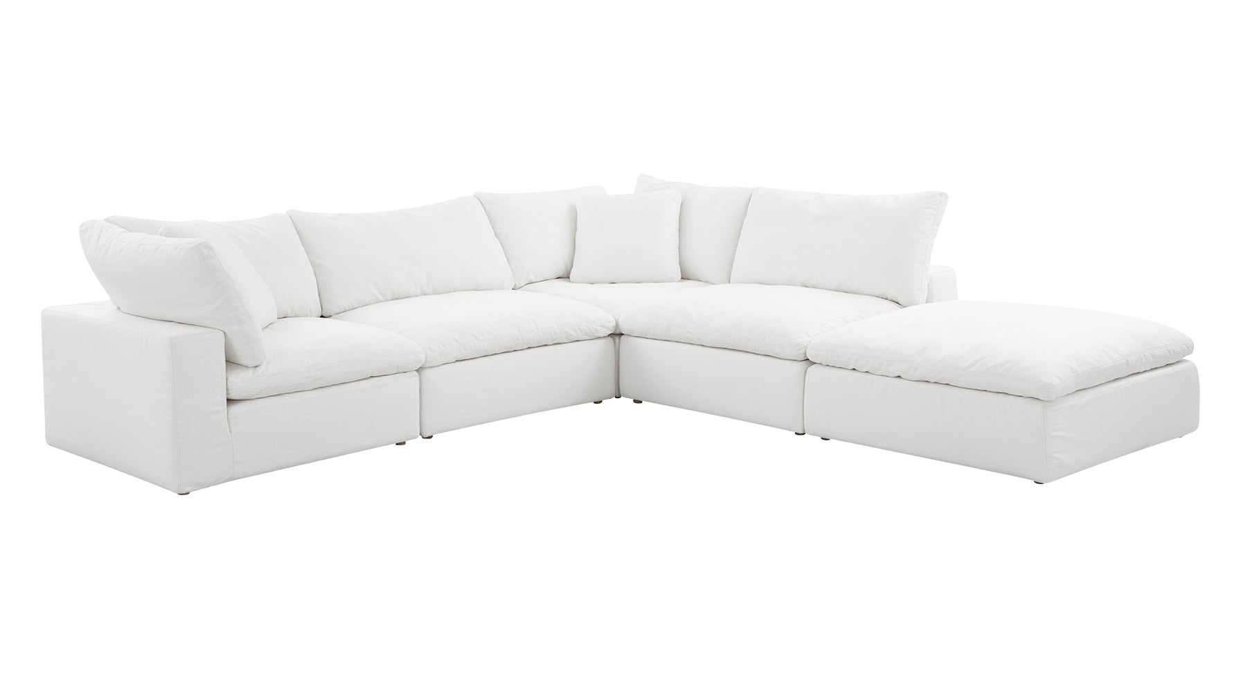 Movie Night™ 5-Piece Modular Sectional, Large, Brie - Image 4