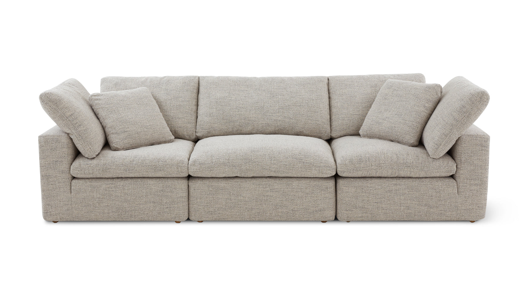 Movie Night™ 3-Piece Modular Sofa, Standard, Oatmeal - Image 1