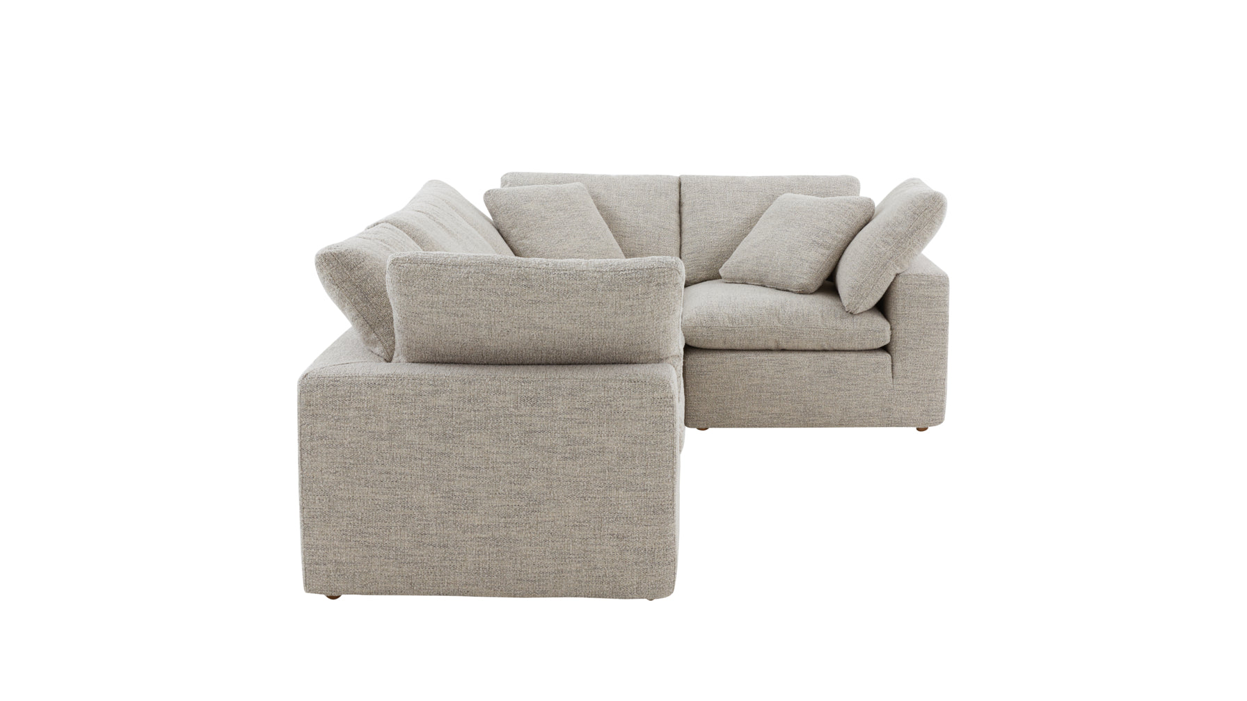 Movie Night™ 4-Piece Modular Sectional Closed, Standard, Oatmeal - Image 7