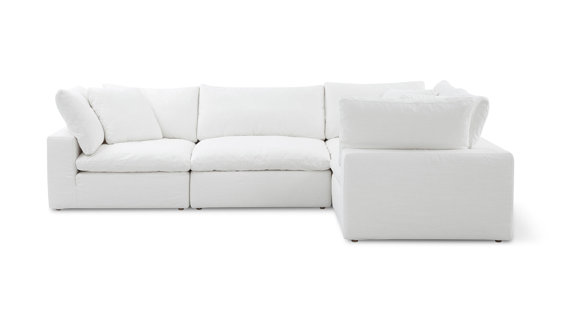 Movie Night™ 4-Piece Modular Sectional Closed, Standard, Brie - Image 1
