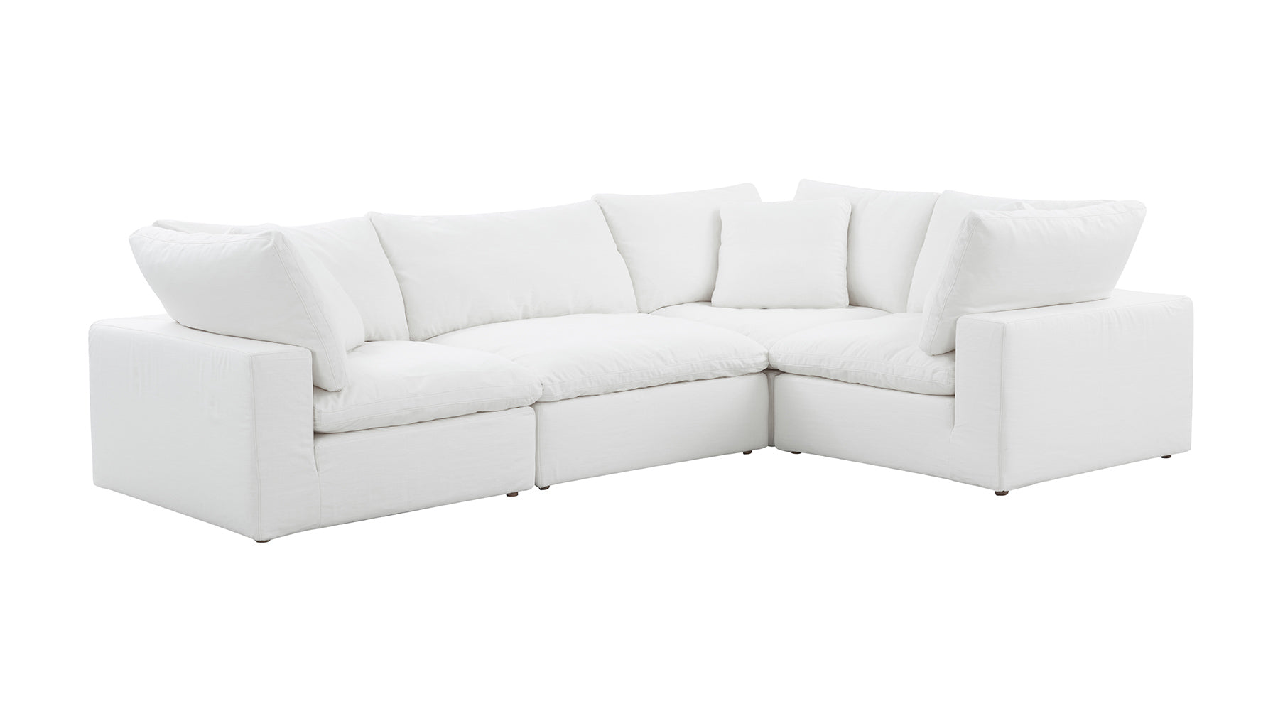 Movie Night™ 4-Piece Modular Sectional Closed, Standard, Brie - Image 4