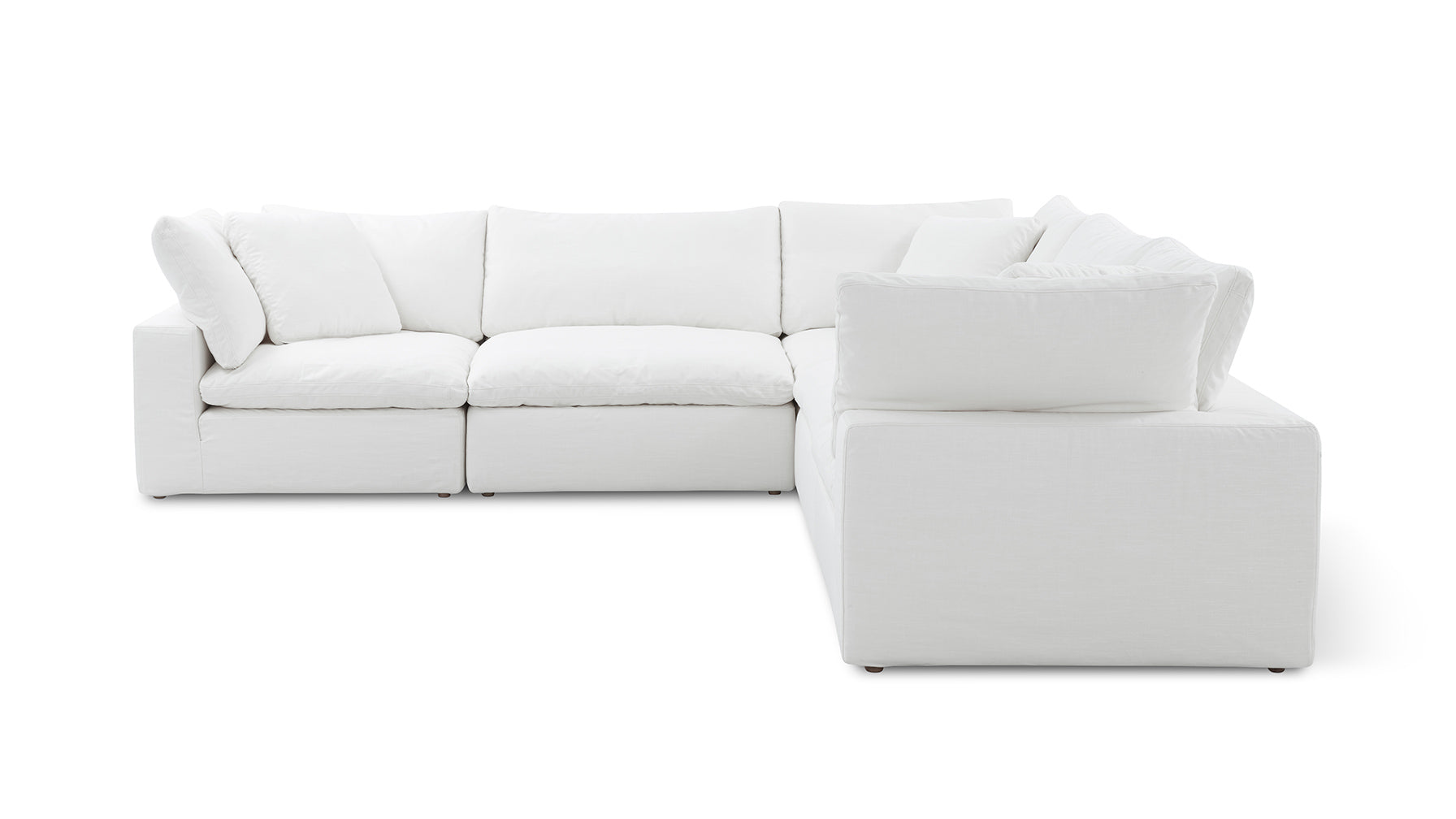 Movie Night™ 5-Piece Modular Sectional Closed, Large, Brie - Image 1