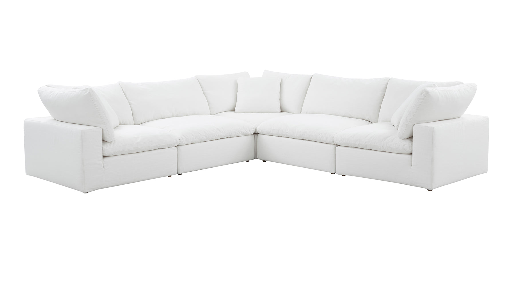 Movie Night™ 5-Piece Modular Sectional Closed, Large, Brie - Image 3