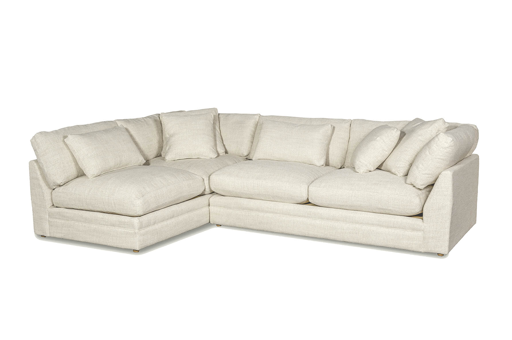 Feel Good Sectional,  Left, Oyster - Image 3