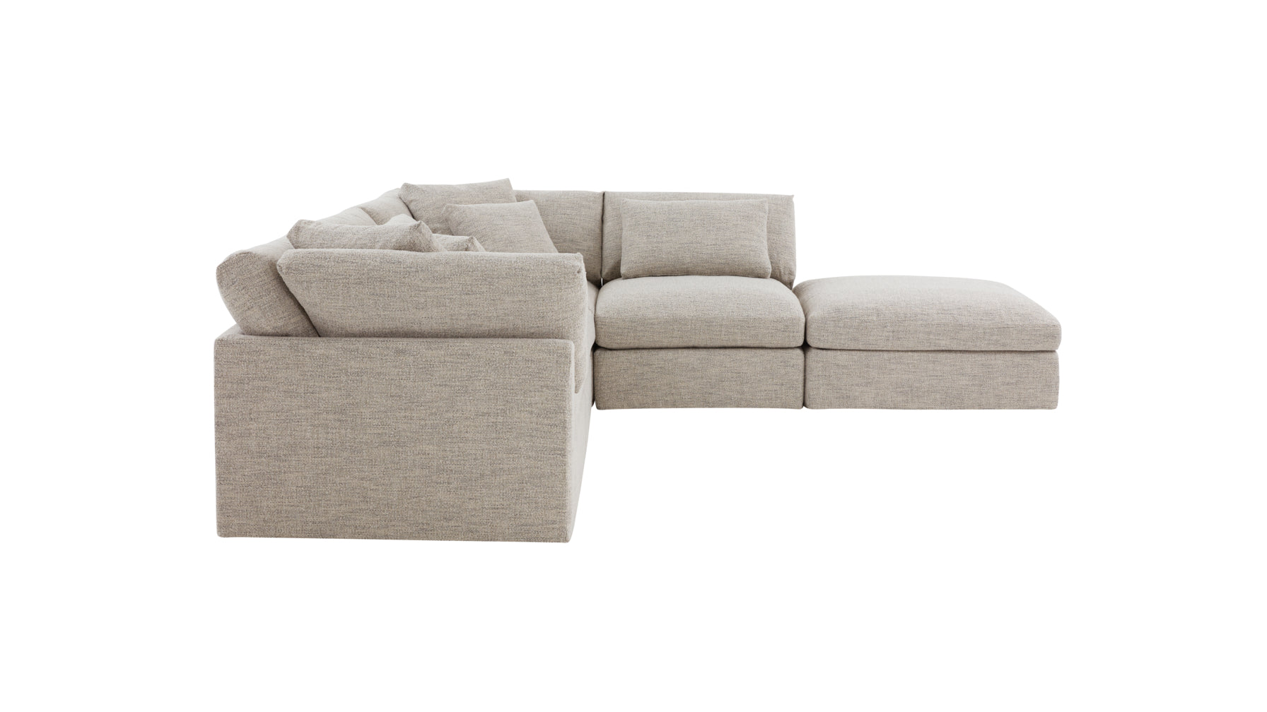 Get Together™ 5-Piece Modular Sectional, Large, Oatmeal - Image 6