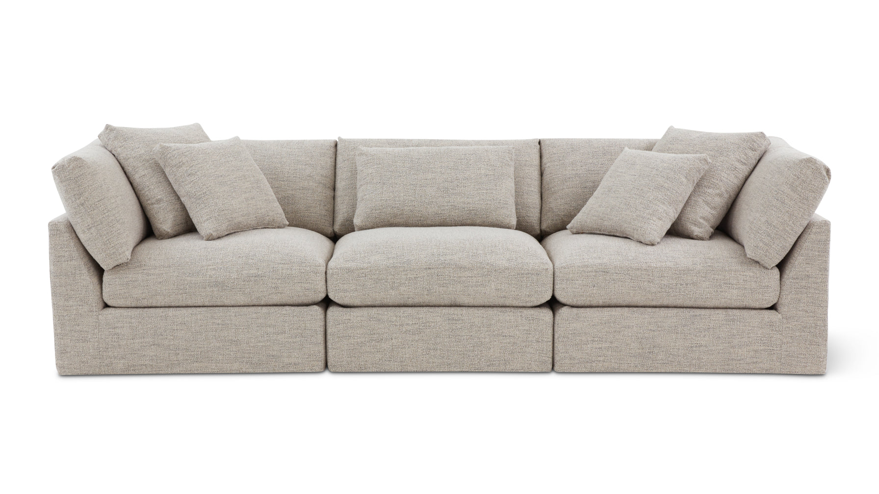 Get Together™ 3-Piece Modular Sofa, Large, Oatmeal - Image 1