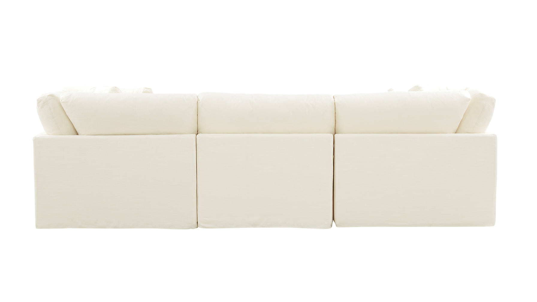 Get Together™ 3-Piece Modular Sofa, Large, Cream Linen - Image 8