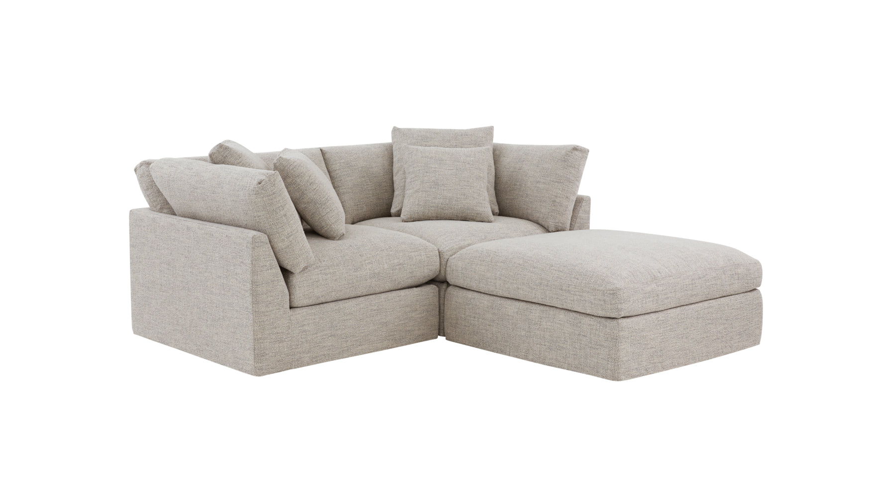 Get Together™ 3-Piece Modular Sectional, Large, Oatmeal - Image 2