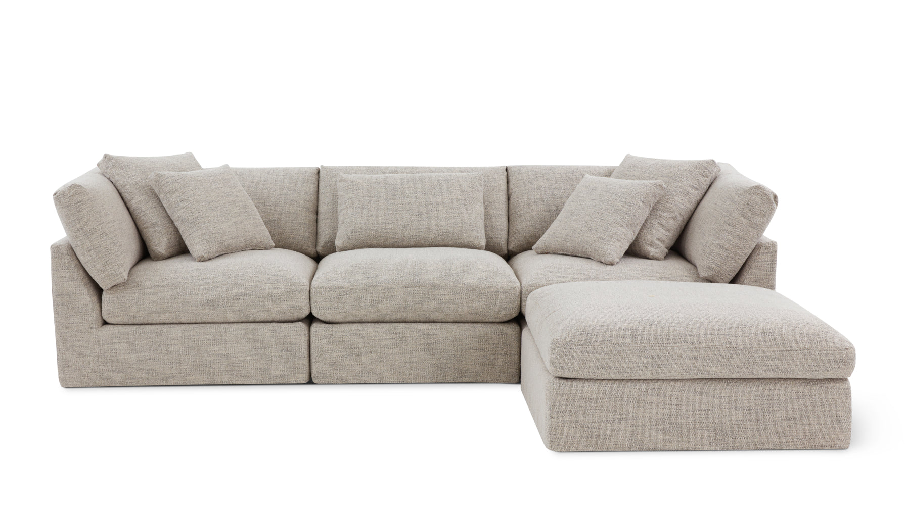 Get Together™ 4-Piece Modular Sectional, Large, Oatmeal - Image 1