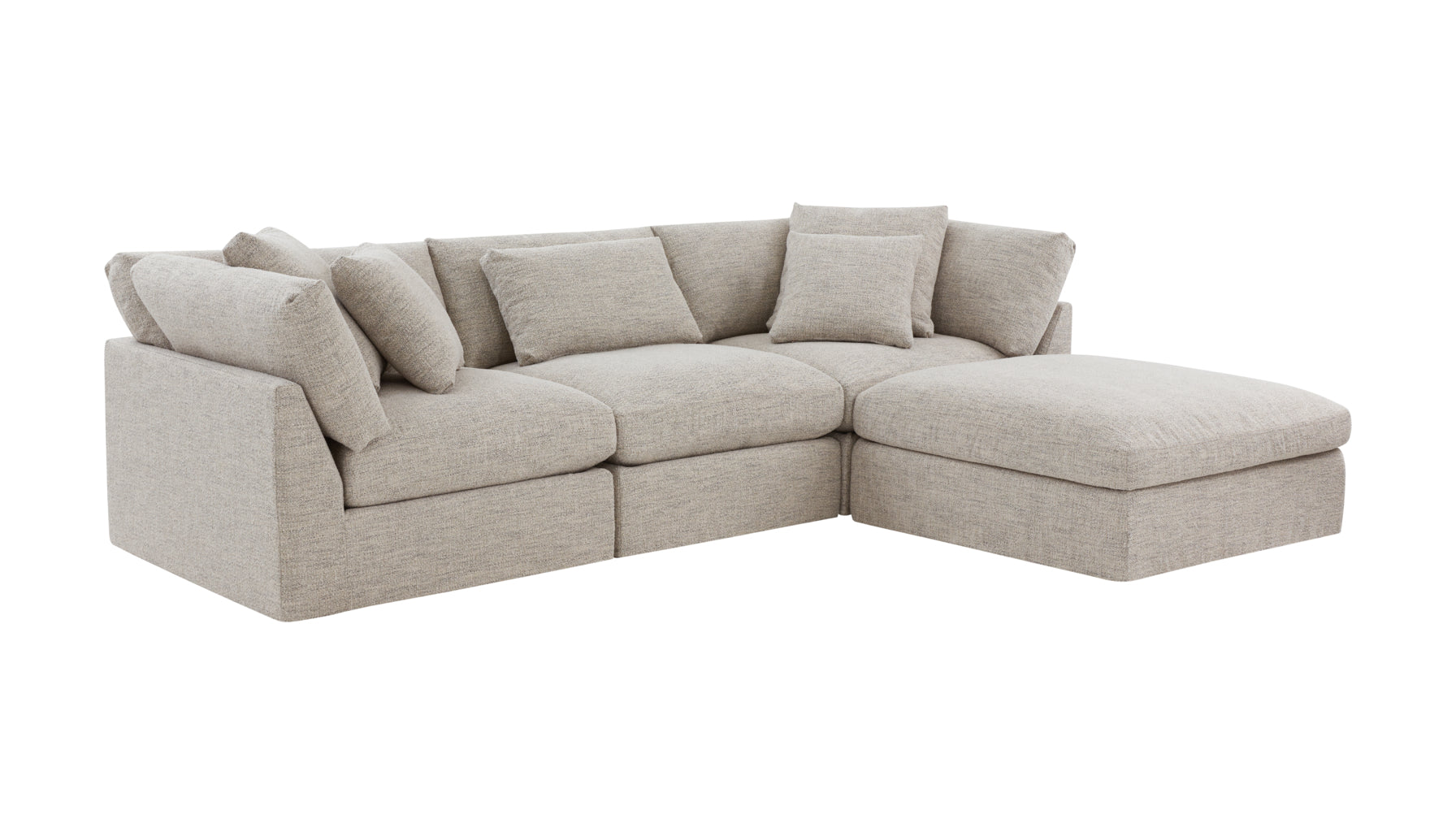 Get Together™ 4-Piece Modular Sectional, Large, Oatmeal - Image 3