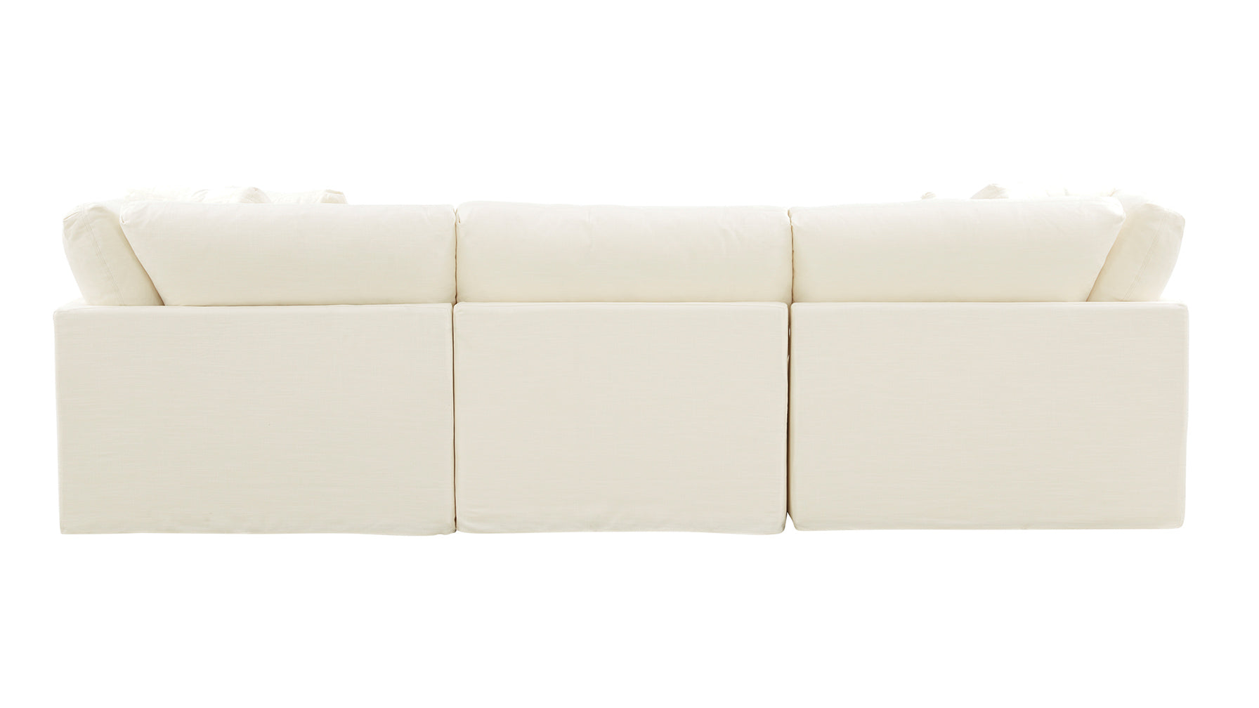 Get Together™ 4-Piece Modular Sectional, Large, Cream Linen - Image 8