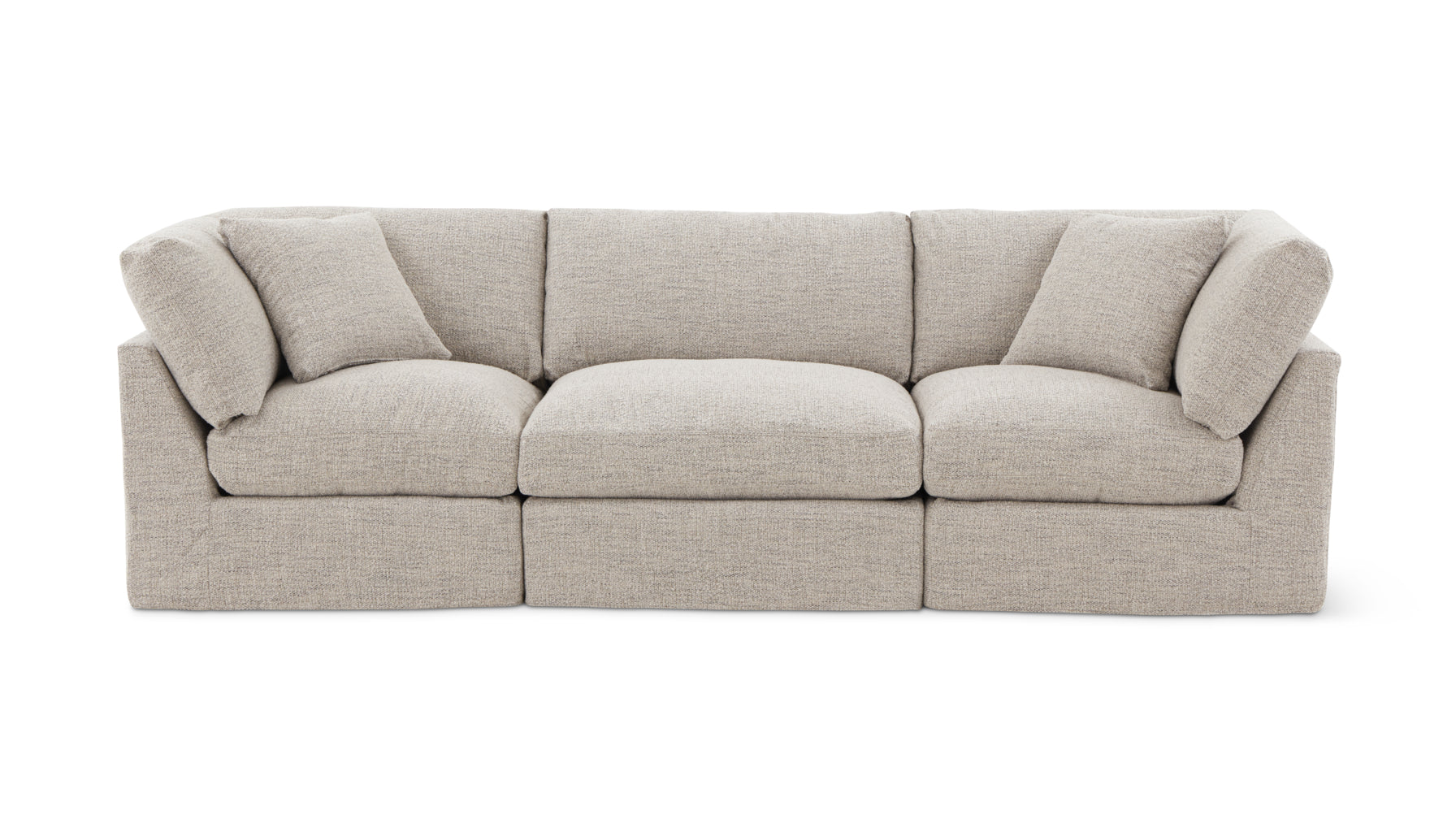 Get Together™ 3-Piece Modular Sofa, Standard, Oatmeal - Image 1