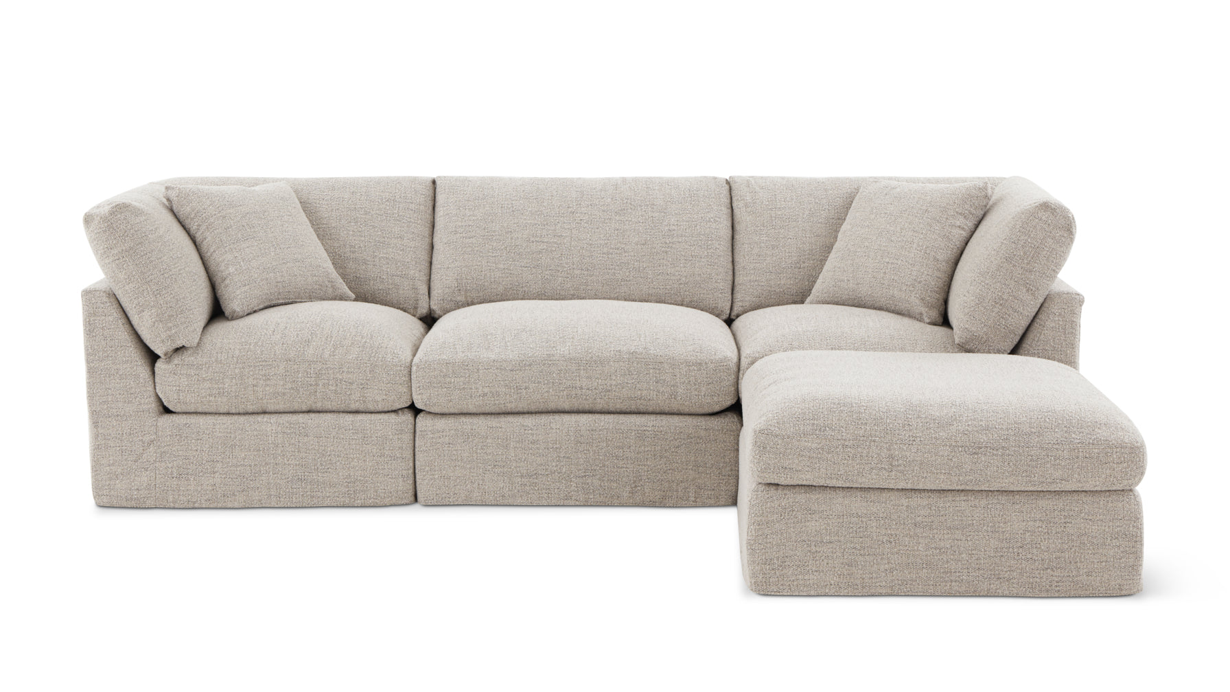 Get Together™ 4-Piece Modular Sectional, Standard, Oatmeal - Image 1