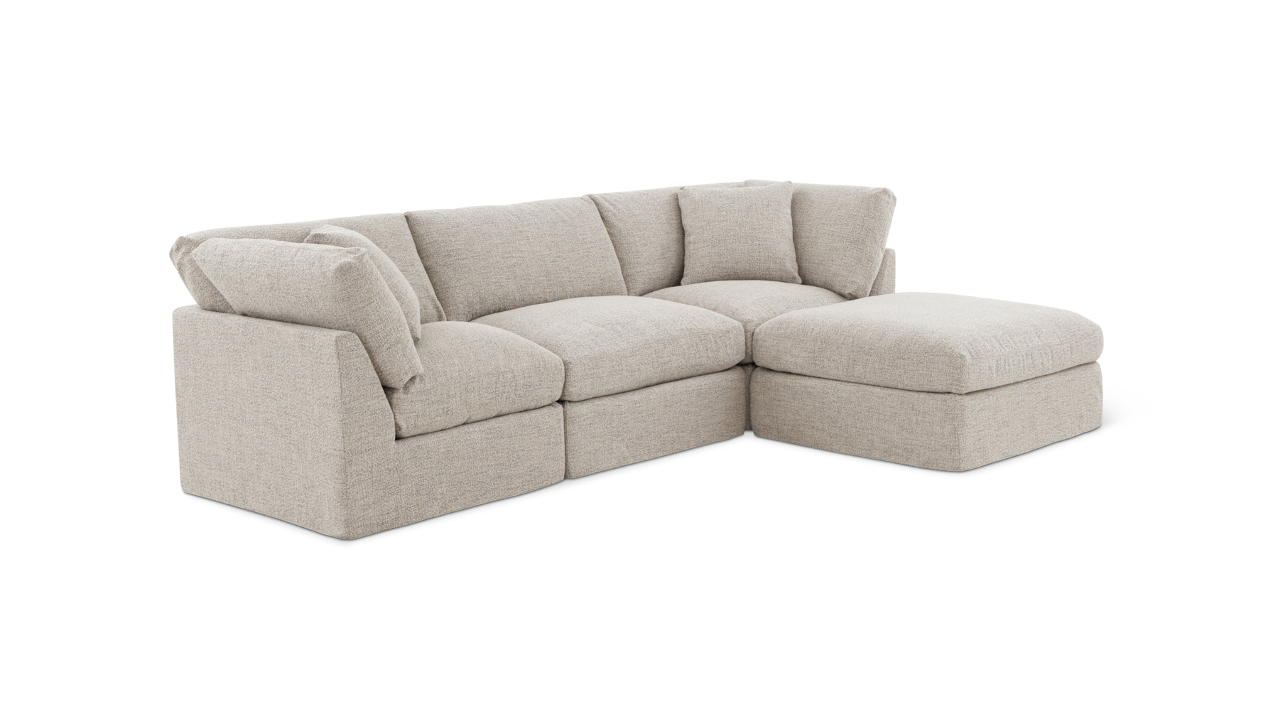 Get Together™ 4-Piece Modular Sectional, Standard, Oatmeal - Image 5