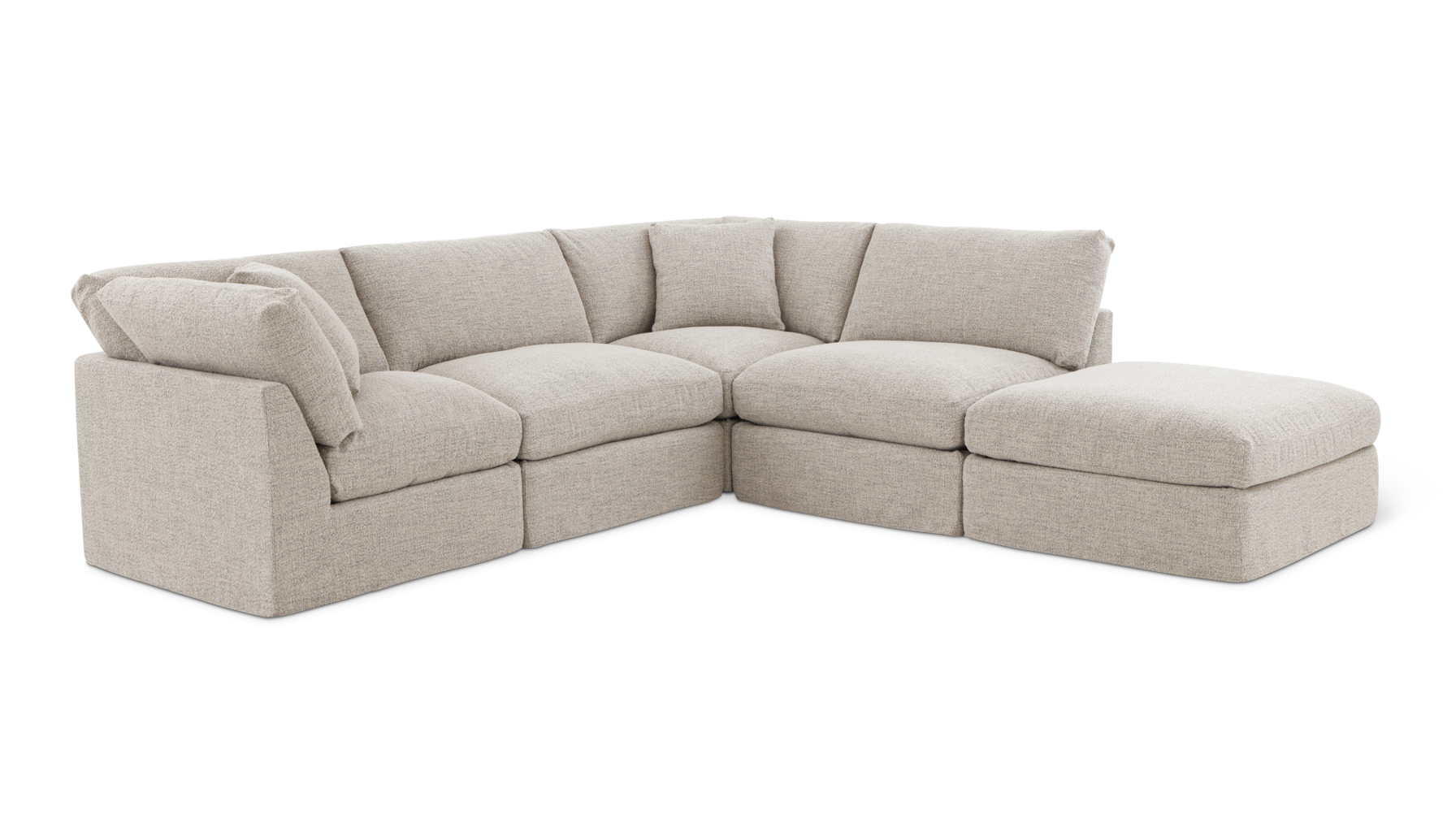 Get Together™ 5-Piece Modular Sectional, Standard, Oatmeal - Image 5