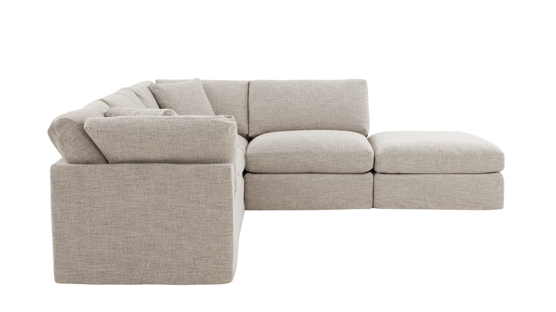 Get Together™ 5-Piece Modular Sectional, Standard, Oatmeal - Image 6