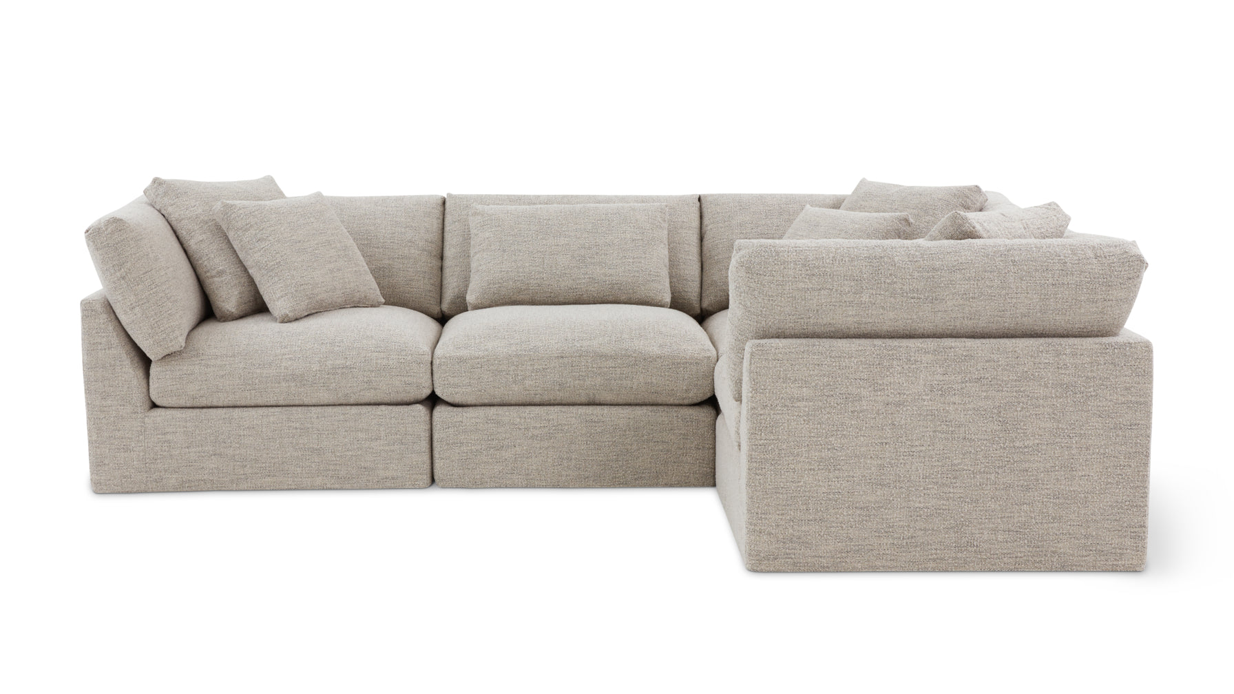 Get Together™ 4-Piece Modular Sectional Closed, Standard, Oatmeal - Image 1