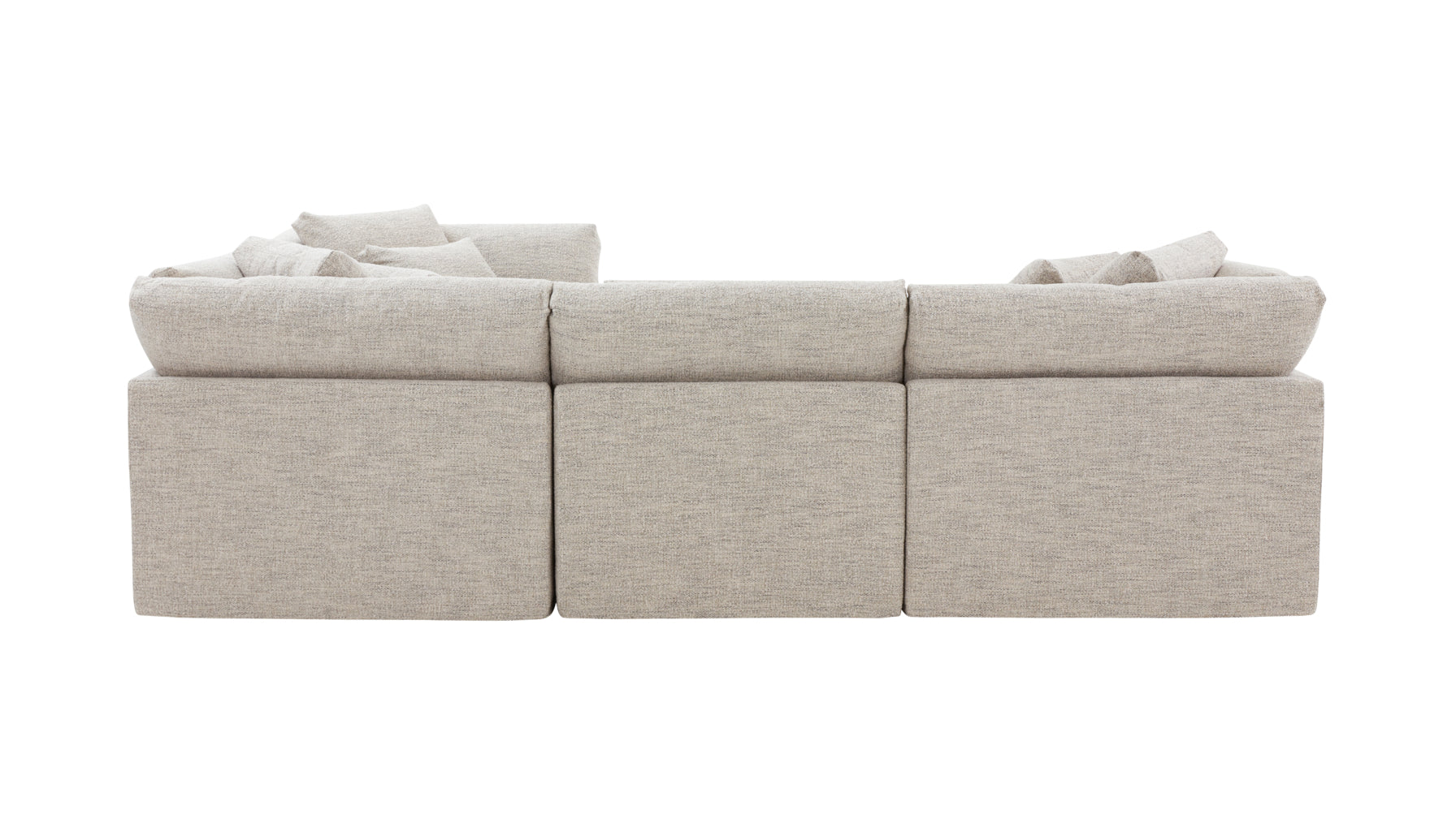 Get Together™ 4-Piece Modular Sectional Closed, Large, Oatmeal - Image 7