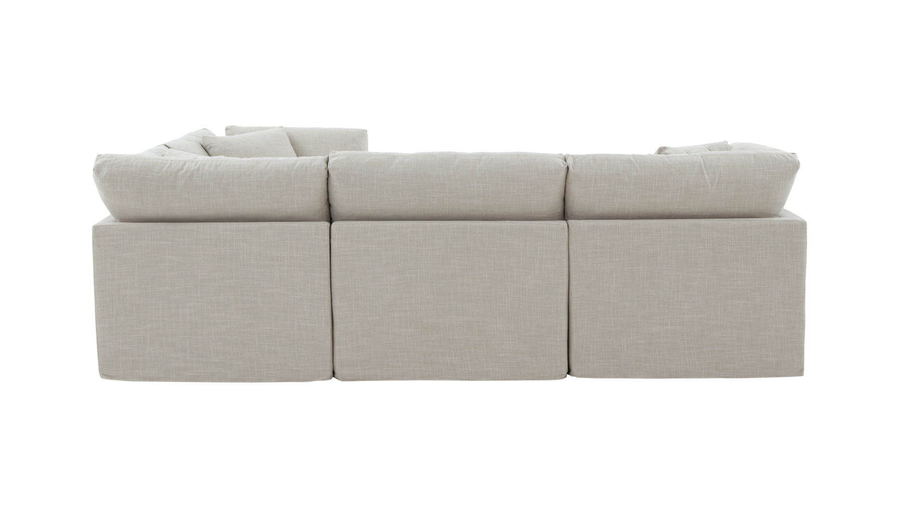 Get Together™ 4-Piece Modular Sectional Closed, Standard, Light Pebble - Image 7