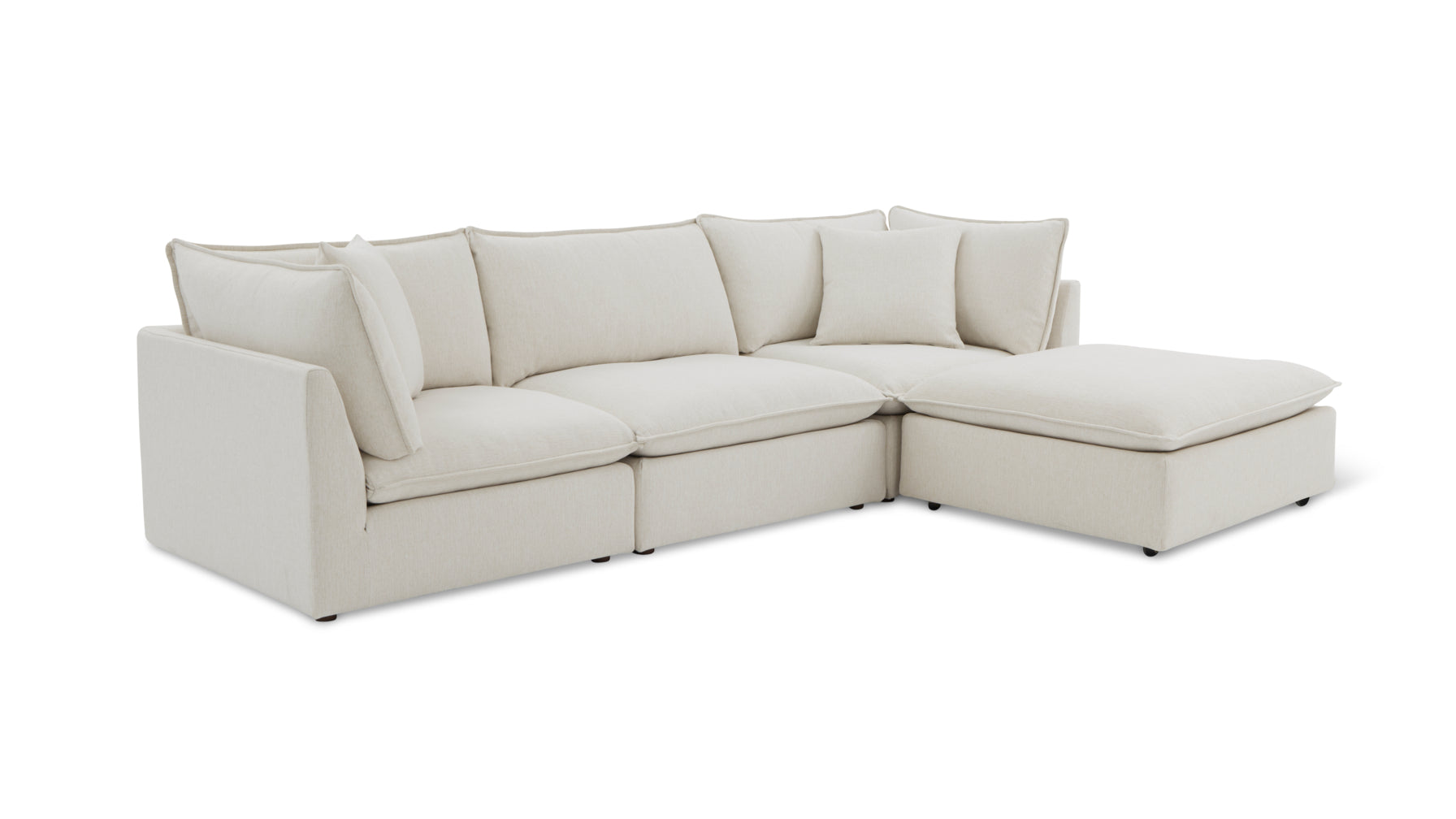 Chill Time 4-Piece Modular Sectional, Birch - Image 4
