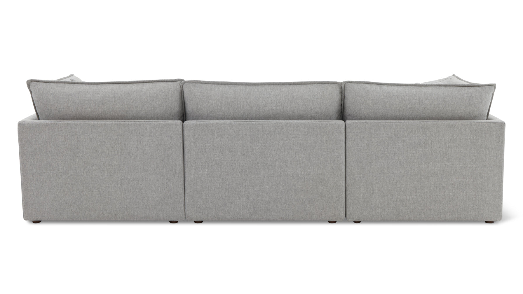 Chill Time 4-Piece Modular Sectional, Heather - Image 4