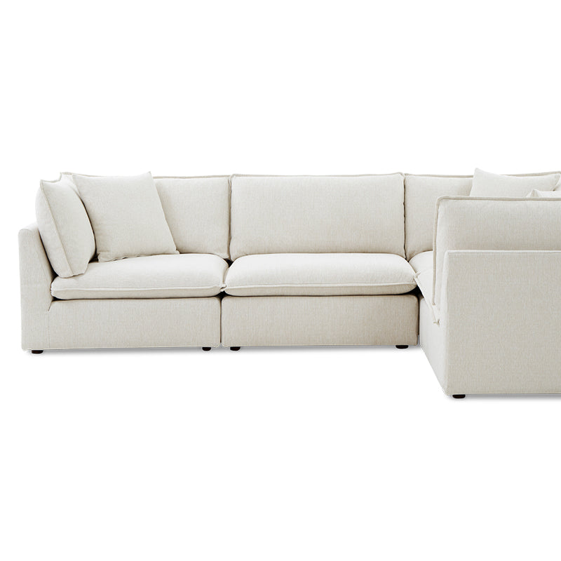 Chill Time 4-Piece Modular Sectional Closed, Birch - Image 10