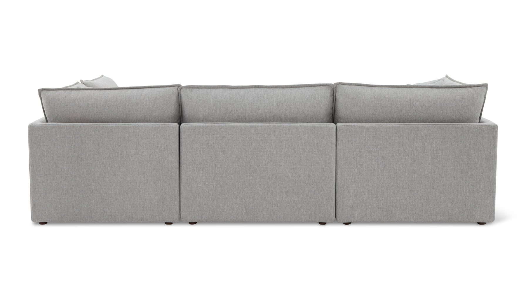 Chill Time 5-Piece Modular Sectional, Heather - Image 4