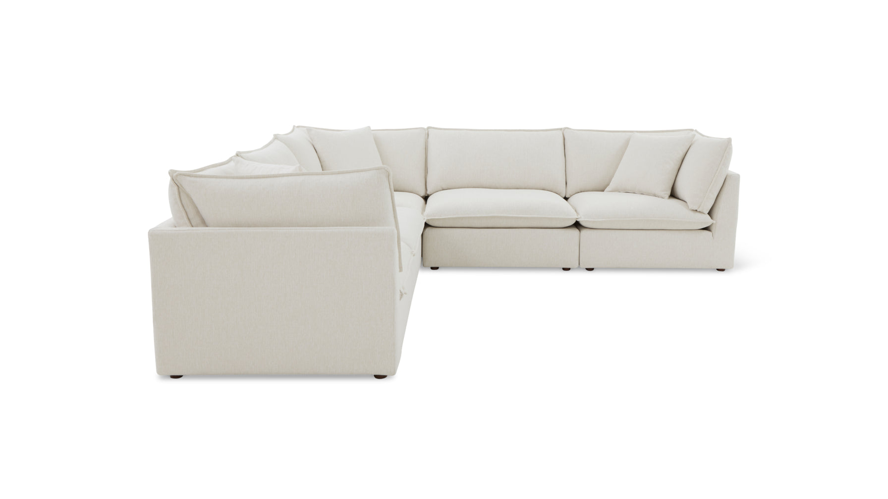 Chill Time 5-Piece Modular Sectional Closed, Birch - Image 6