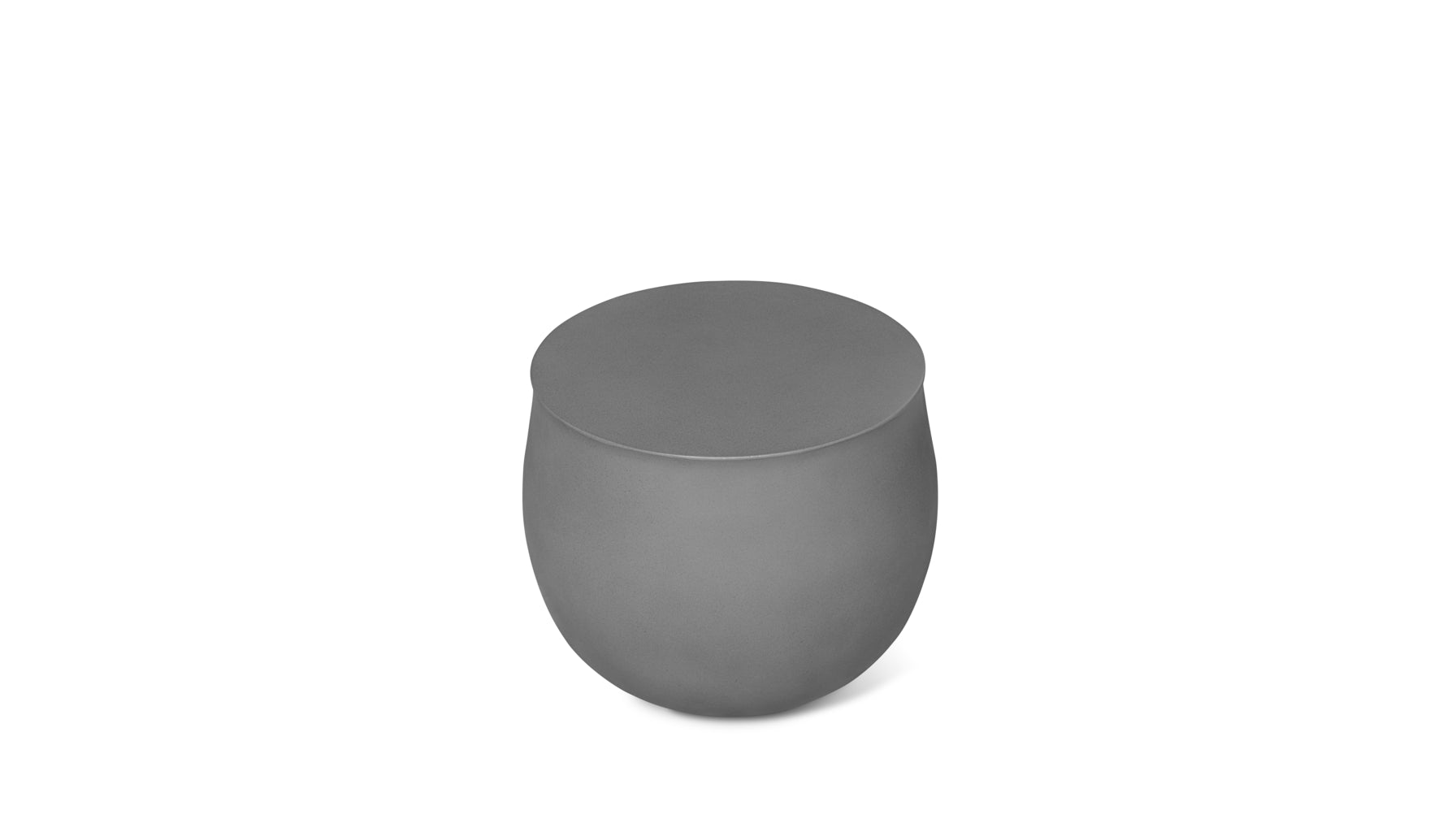 Oasis Outdoor Side Table, Concrete - Image 2