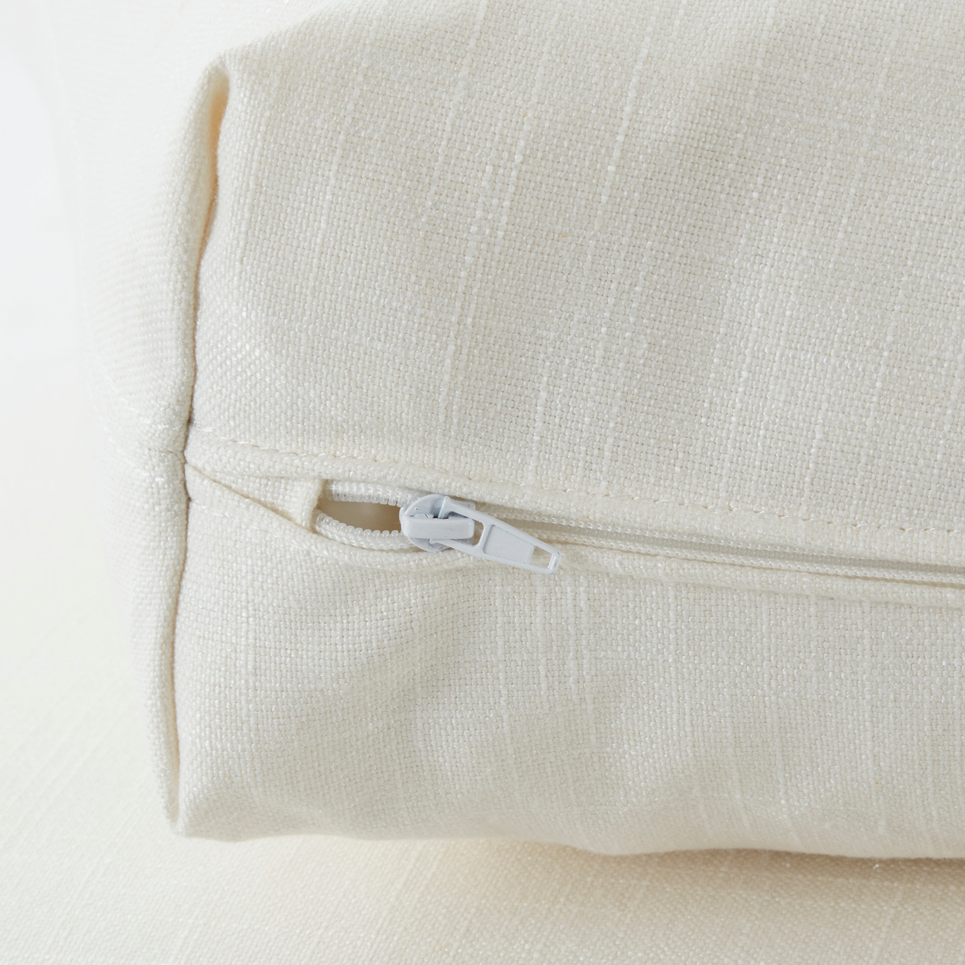 Slipcover - Get Together™ Corner Chair, Standard, Cream Linen (Left Or Right) - Image 3
