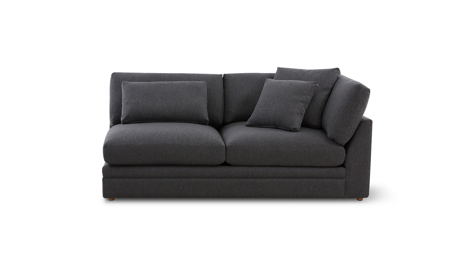 Feel Good 1-Arm Sofa, Right, Dark Shadow - Image 1