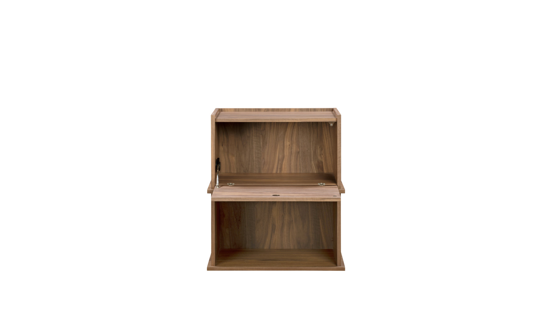 Keep Stacking Storage System 2-Piece, Open and Closed, Walnut - Image 8