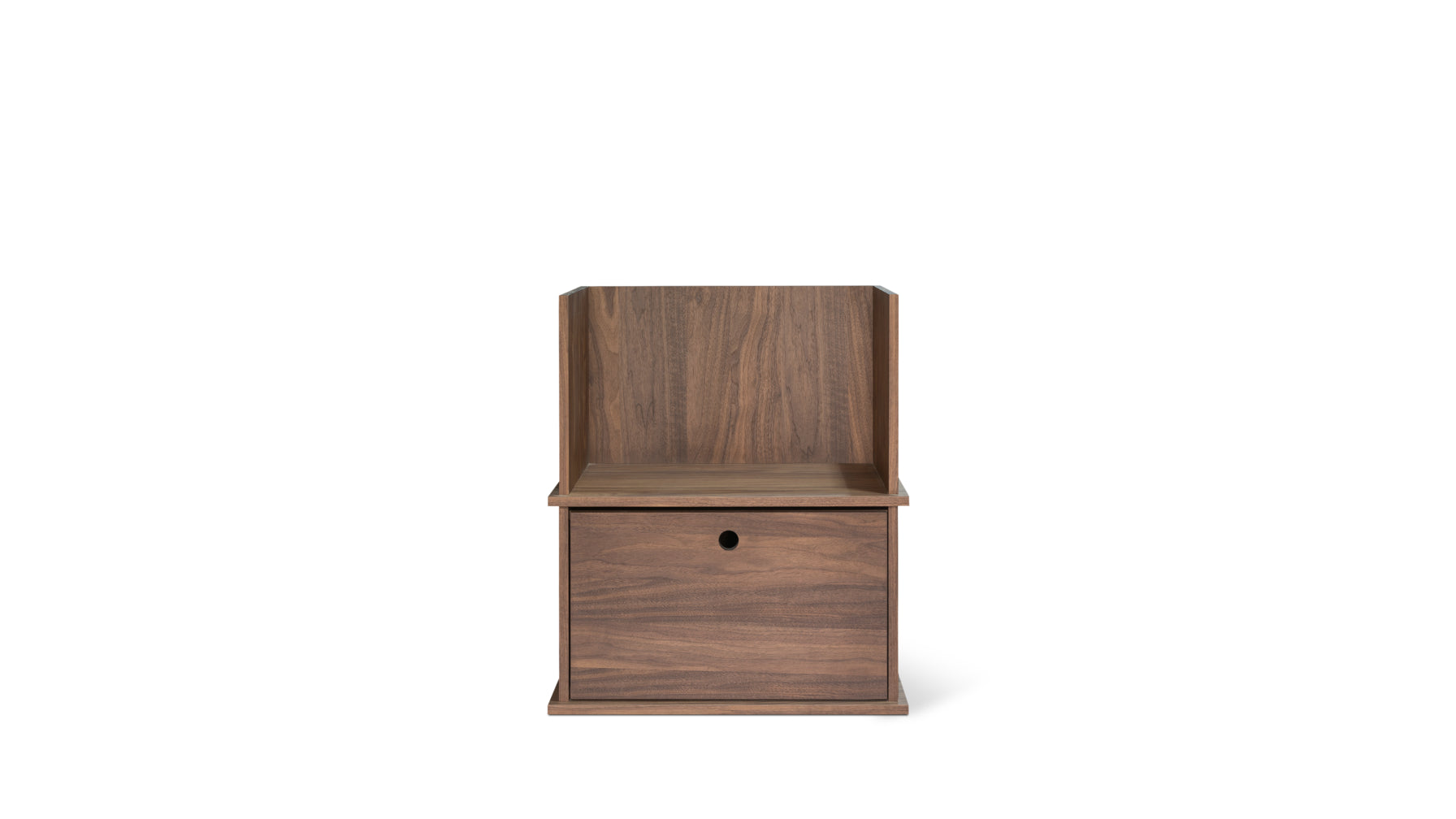 Keep Stacking Storage System 2-Piece, Open and Closed, Walnut - Image 7