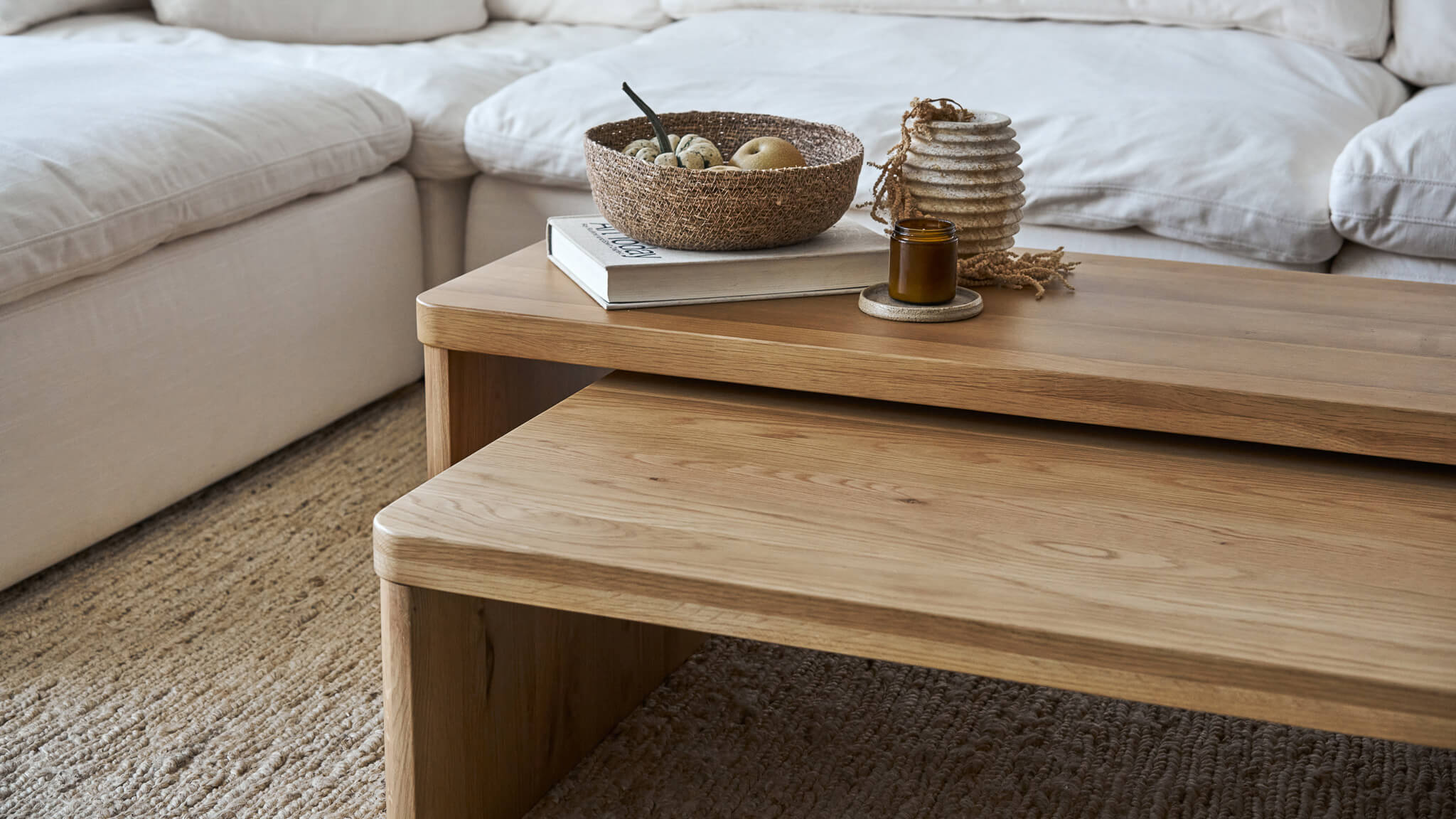 Form Coffee Table, White Oak - Image 3